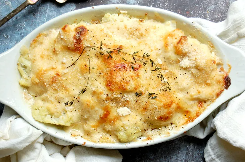 Gratin de Chou-Fleur Sans Béchamel | Ustensile du Soir