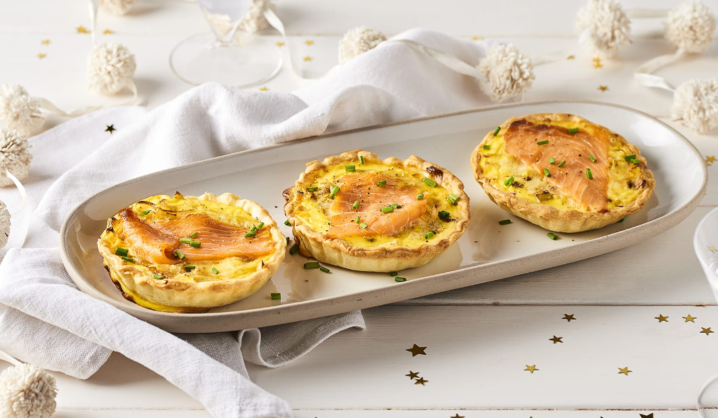Recette de Tartelettes au Saumon Fumé et Poireaux & Ustensile du Soir